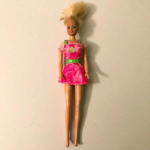 Vintage Barbie Doll With Sticker Craze Dress Mattel Philippines Spotted Legs TLC